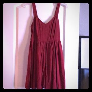 Rustic red/orange dress.